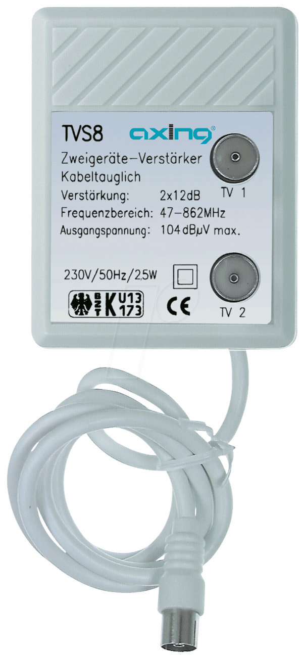 TVS 8-01 - Geräteverstärker für 2 Geräte