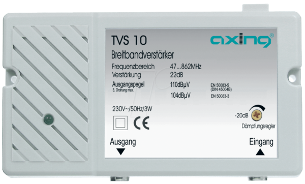 TVS 10-00 - Breitbandverstärker 22 dB