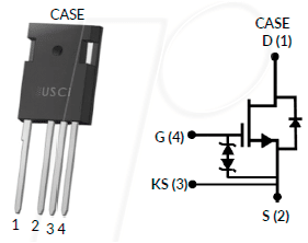 UF3C065040K4S - SiC-Kaskode-FET