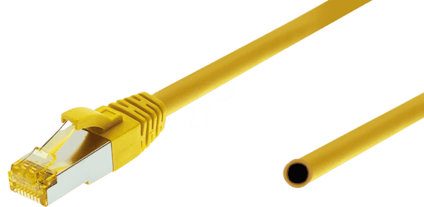 UF CAT6A GE 100 - Cat.6a Ultra Flex -Patchkabel - 100 m - gelb
