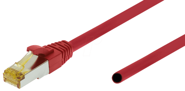 UF CAT6A RT 100 - Cat.6a Ultra Flex -Patchkabel - 100 m - rot