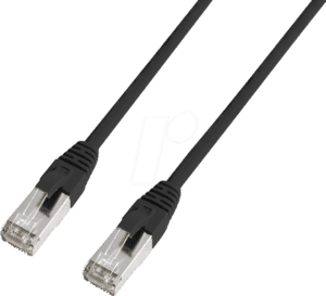 UF ICAT6A 1 SW - Cat.6a Ultra Flex Industrie-Patchkabel - 1 m - schwarzgrau