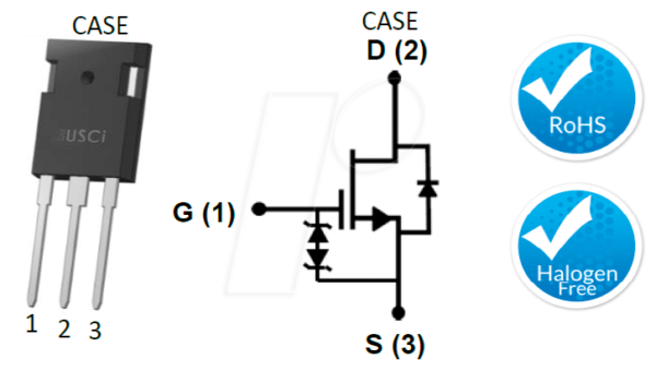 UJ3C120040K3S - SiC-Kaskode-FET