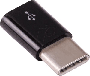 RPI MUSB USBC BK - Raspberry Pi - Adapter microUSB auf USB-C