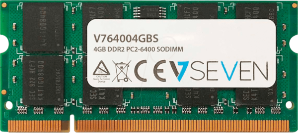 21SO0408-1006 - 4 GB SO DDR2 800 CL6 V7