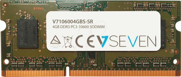 31SO0413-1009-SR - 4 GB SO DDR3 1333 CL9 V7