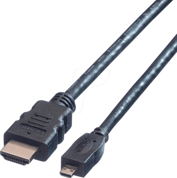 VALUE 11995581 - HDMI-A Stecker > HDMI Micro-D Stecker