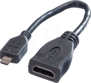 VALUE 11995584 - HDMI-A Buchse > HDMI Micro-D Stecker