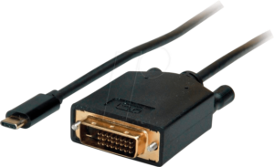 VALUE 11995831 - Adapterkabel USB Type-C  > DVI-D