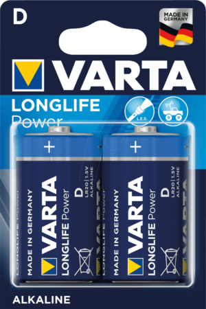 VARTA AL2 MONO - Alkaline Batterie Longlife Power