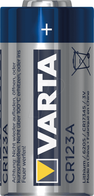 VAR 2X CR123A - Lithium Batterie