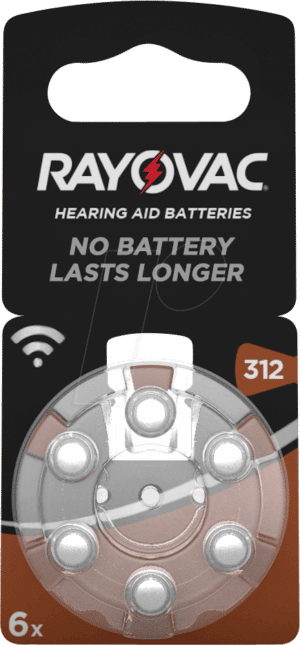VARTA V 312AT - Hörgerätebatterie