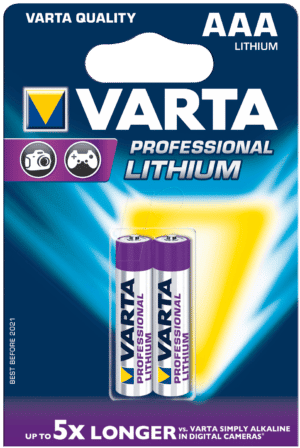VAR LI 2XAAA - Lithium Batterie