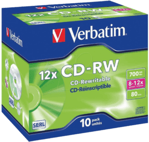 CD-RW 8010 VER - Verbatim CD-RW 700MB/80min