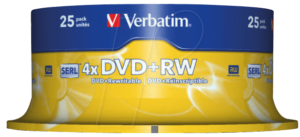 VERBATIM 43489 - Verbatim DVD+RW 4