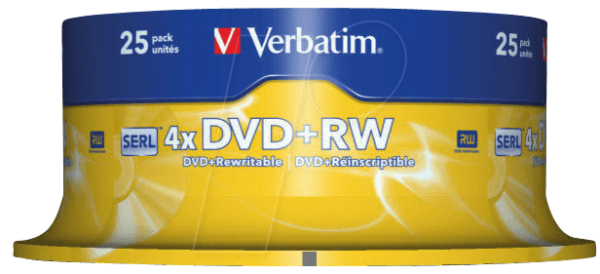 VERBATIM 43489 - Verbatim DVD+RW 4