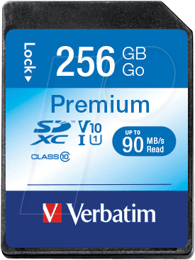 VERBATIM 44026 - SDXC-Speicherkarte 256GB