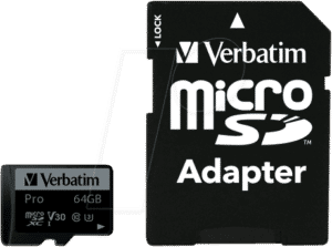 VERBATIM 47042 - MicroSDXC-Speicherkarte 64GB