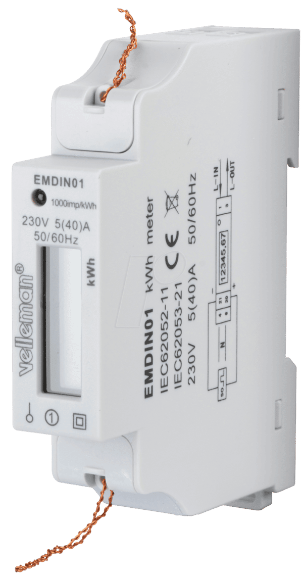 VE EMDIN01 - Energiezähler 1 Phase