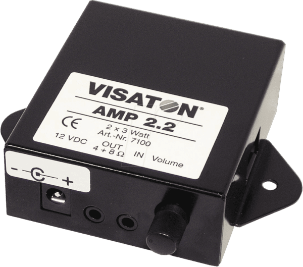 VIS AMP 2.2 - VISATON Stereo-Verstärker mit Pegelsteller