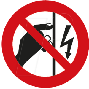 W 74113-1 - Verbotsschilder: Nicht berühren