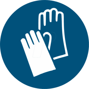 W 74210-1 - Gebotsschilder: Schutzhandschuhe benutzen