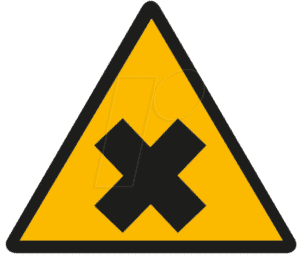 W 74316-1 - Warnschilder: Warnung vor gesundheitssch. Stoffen