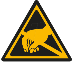 W 74318-0 - Warnschilder: Elektrostatisch gefährdete Bauelemente