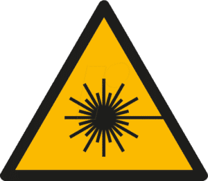 W 74322-2 - Warnschilder: Warnung vor Laserstrahlen