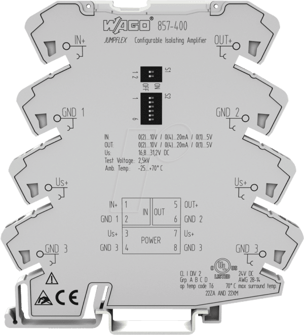 WAGO 857-400 - Trennverstärker