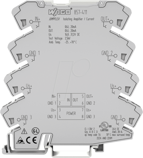 WAGO 857-411 - Trennverstärker