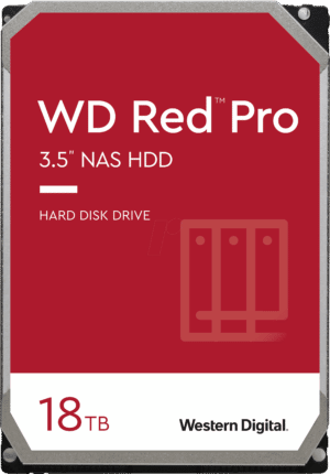 WD181KFGX - 18TB Festplatte WD RED PRO - NAS