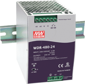 MW WDR-480-48 - Schaltnetzteil