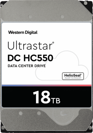 WD 0F38353 - 18TB Festplatte WD Ultrastar DC HC550 SAS