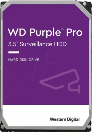 WD101PURP - 10TB Festplatte WD Purple Pro - Video