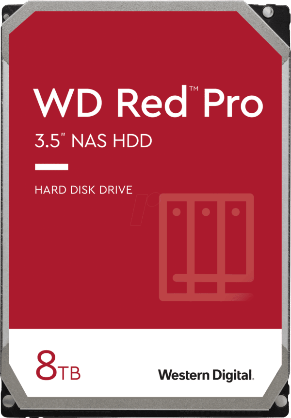 WD8003FFBX - 8TB Festplatte WD RED PRO - NAS