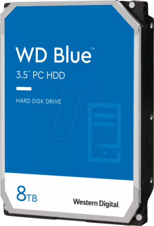 WD80EAZZ - 8TB Festplatte WD Blue - Desktop