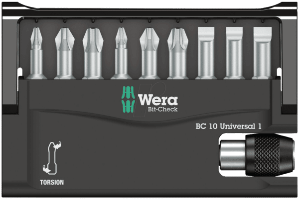 WERA 8100-9 TZ - Bit-Satz Bit-Check 10