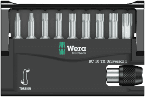 WERA 8167-6 TORX - Bit-Satz Bit-Check 10