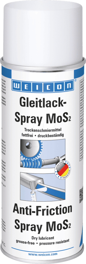 WEICON 11539400 - Gleitlack-Spray MoS2