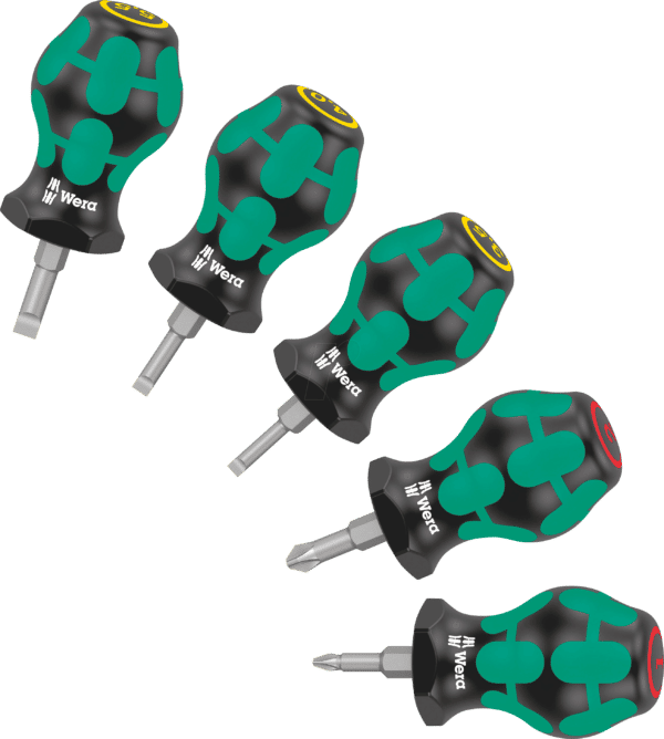 WERA 05008870001 - Schraubendrehersatz Stubby Set 1