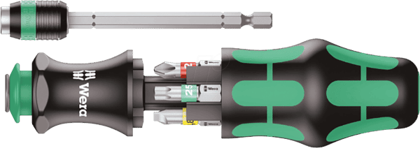 WERA 05051016001 - Bit-Satz Kraftform Kompakt 20