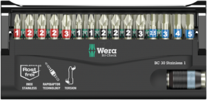 WERA 5071109001 - Bit-Satz Bit-Check Stainless