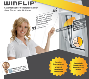 WINFLIP - Automatischer Fensterschließer Winflip