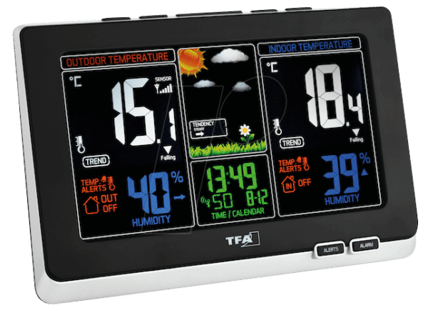 WS 35112901 - Funk-Wetterstation mit Farbdisplay
