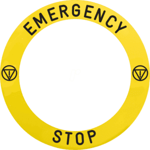 ZBY8L330 - Schild für Not-Aus/Not-Halt