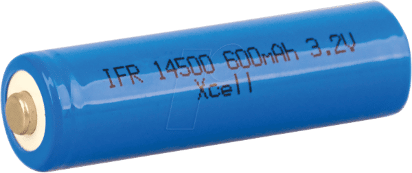 XC IFR 14500 - Lithium-Akku für Solarleuchten