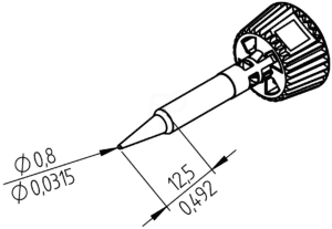 ERSA 0142PDLF08L - Ersadur Lötspitze