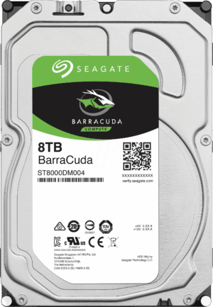 ST8000DM004 - 8TB Festplatte Seagate BarraCuda - Desktop