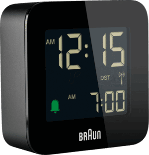 BRAUN BC08B-DCF - Digitaler Funk-Reisewecker schwarz